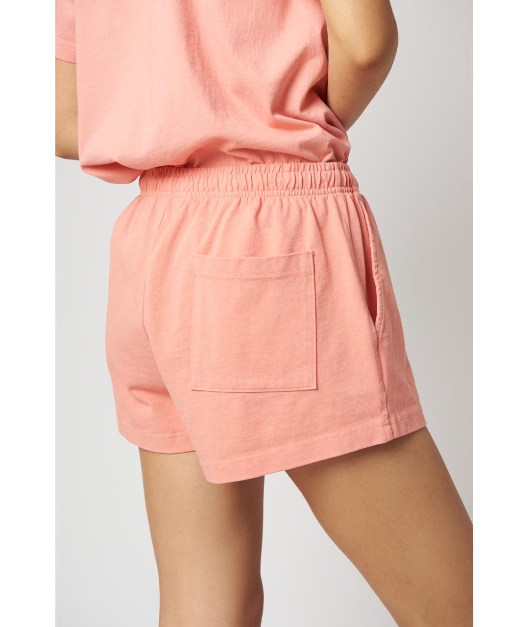 SPORTY AND RICH Розовые хлопковые шорты, фото 4