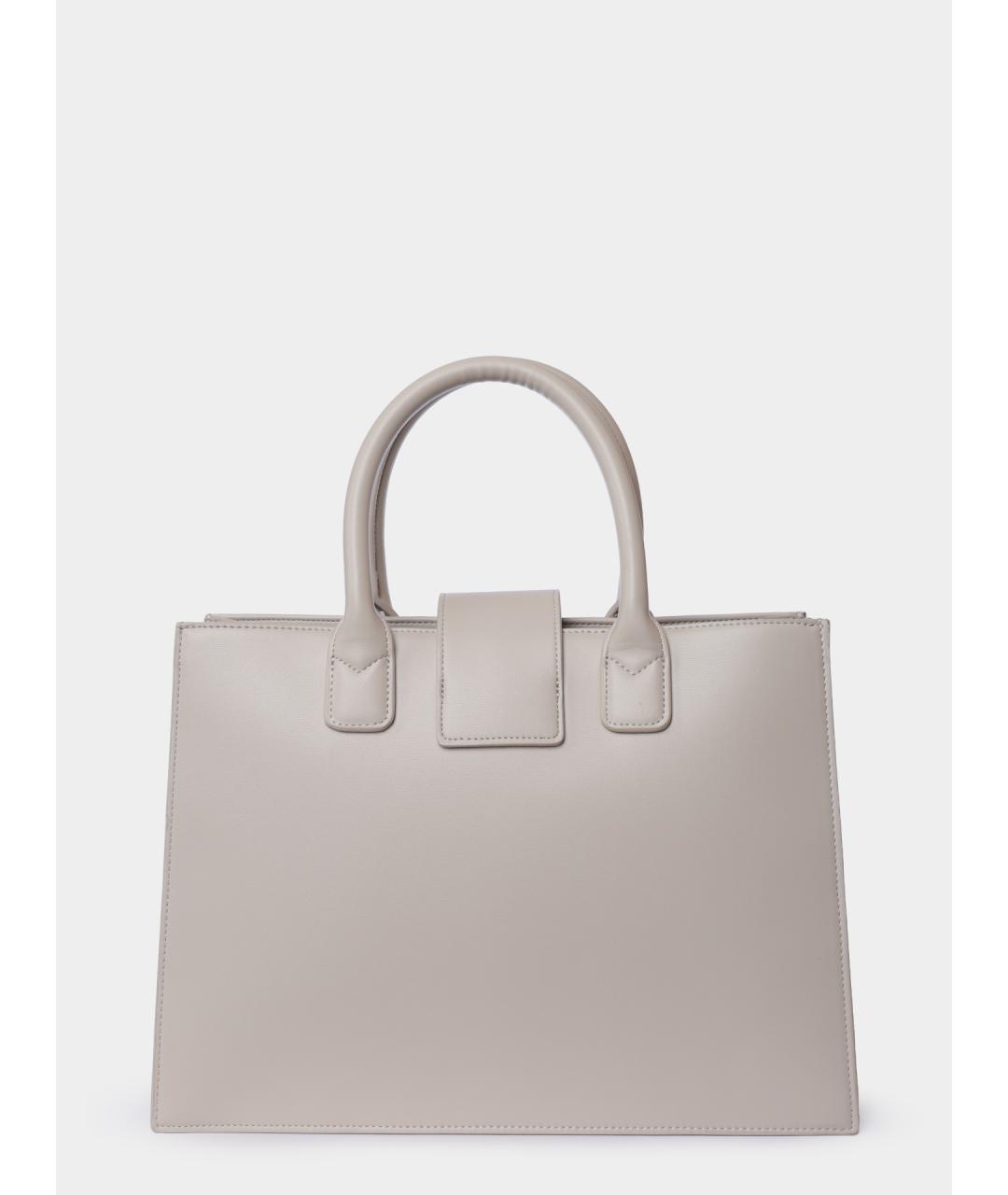 ARMANI EXCHANGE Белая сумка с короткими ручками из искусственной кожи, фото 5