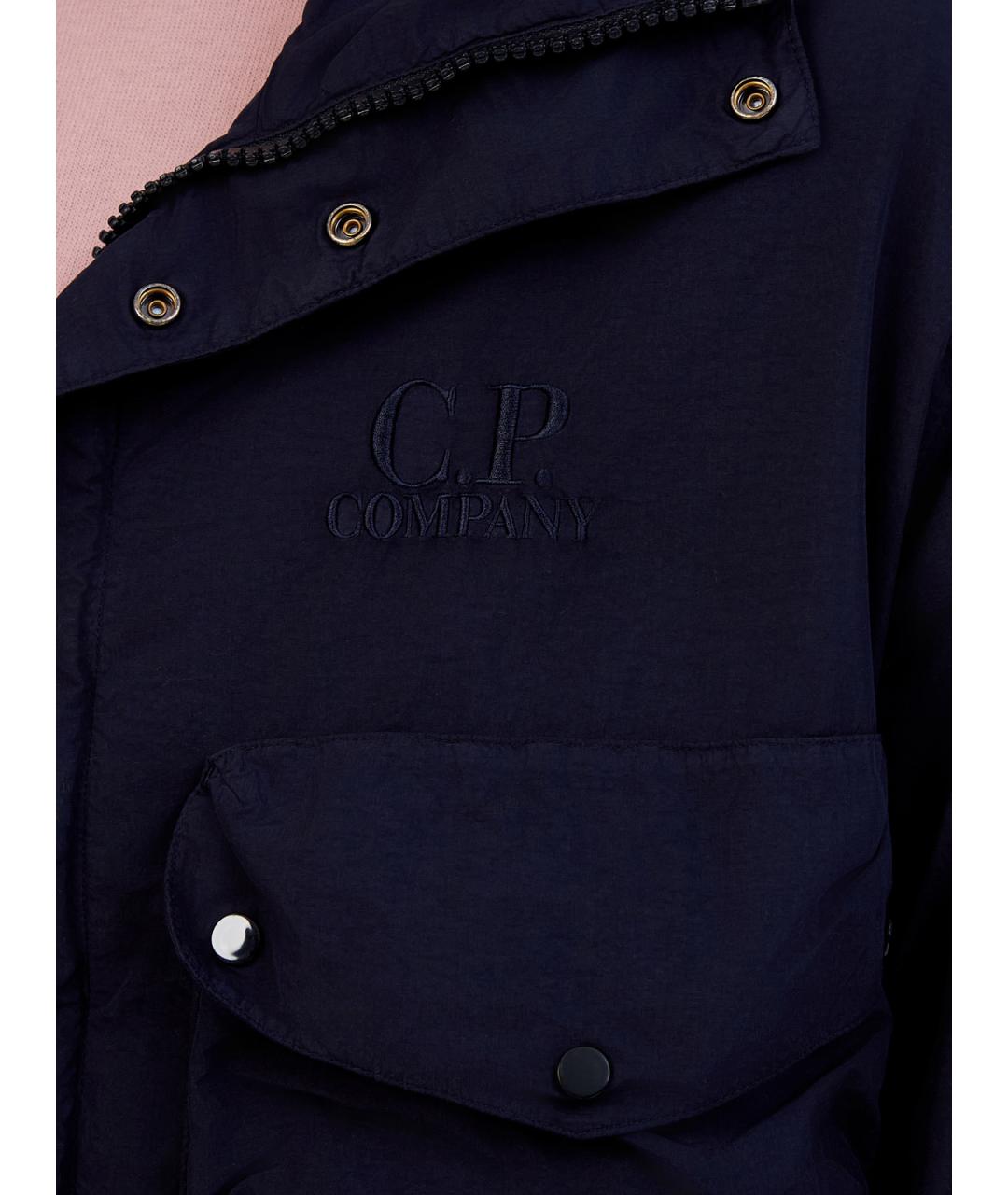 CP COMPANY Темно-синяя полиамидовая куртка, фото 5