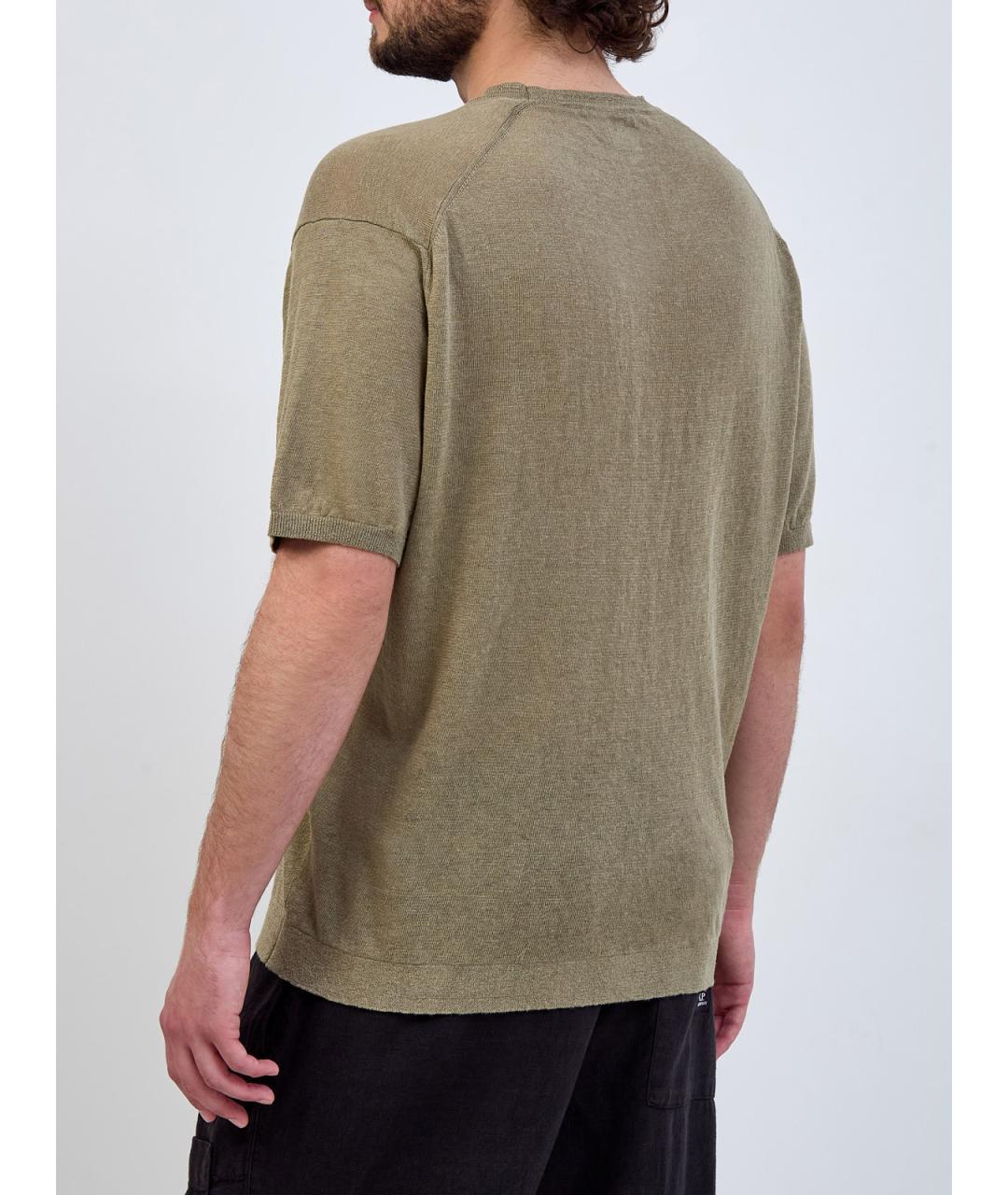 CP COMPANY Хаки футболка, фото 4