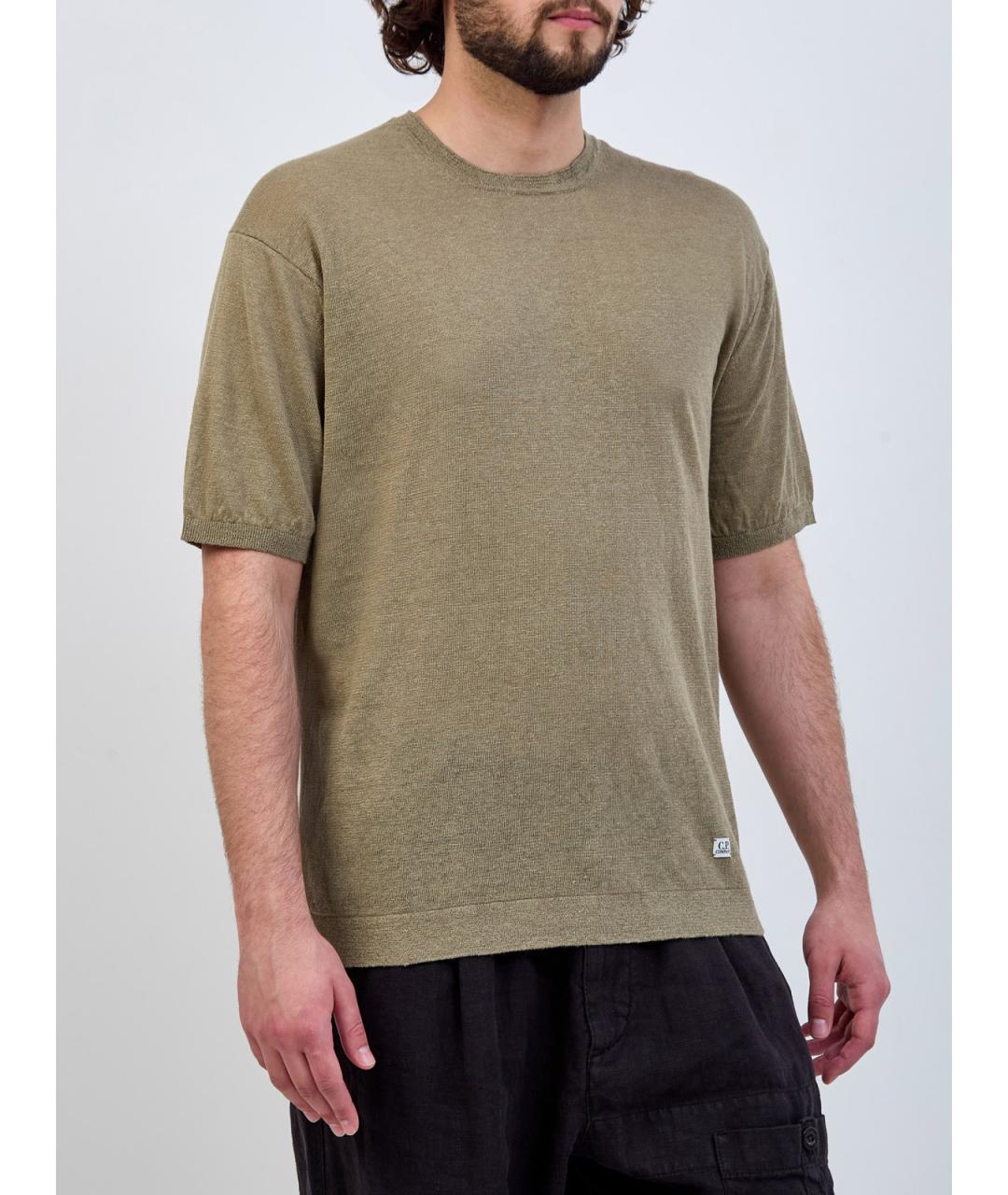 CP COMPANY Хаки футболка, фото 3