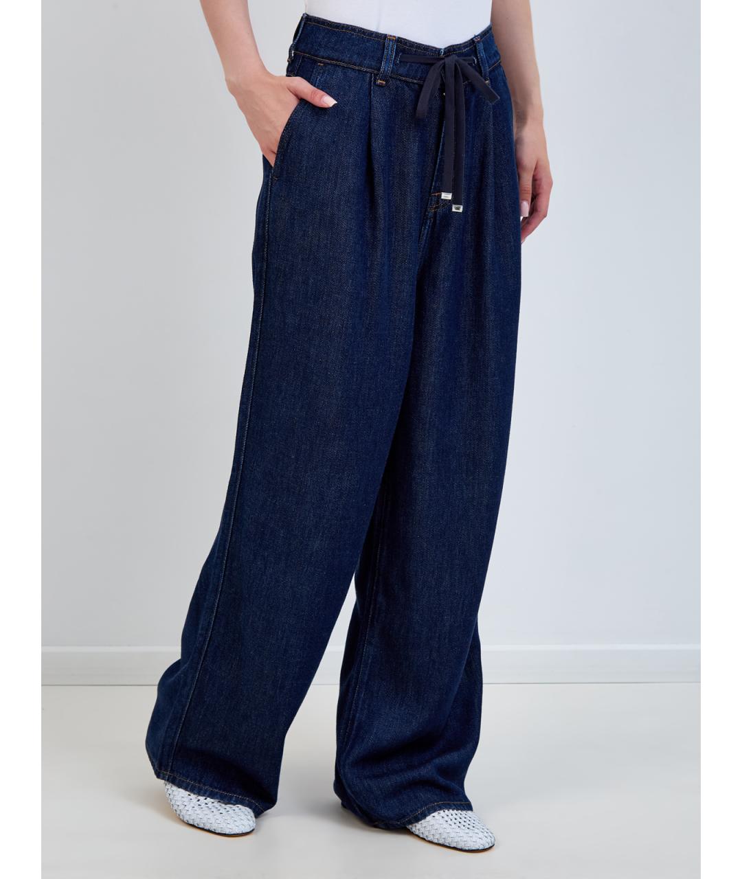 7 FOR ALL MANKIND Синие прямые джинсы, фото 3