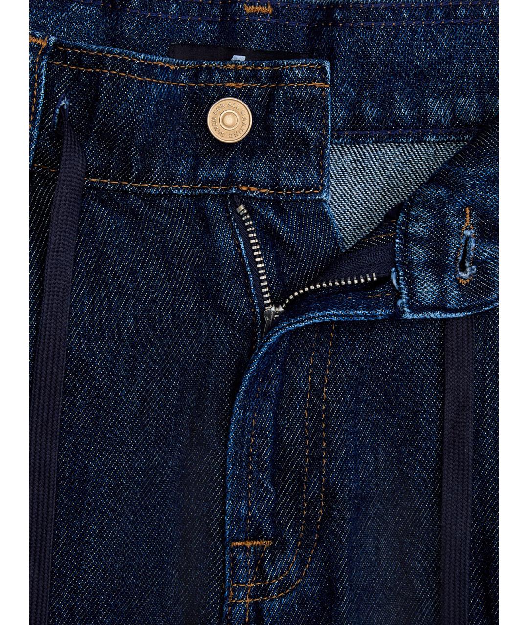 7 FOR ALL MANKIND Синие прямые джинсы, фото 6