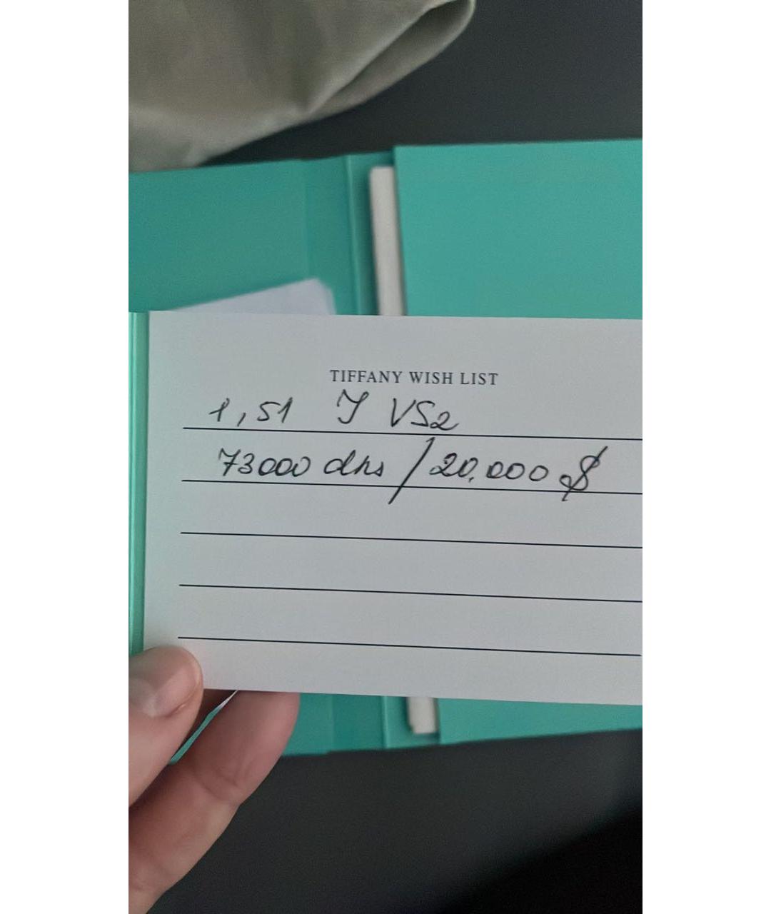 TIFFANY&CO Серебряная подвеска из белого золота, фото 3