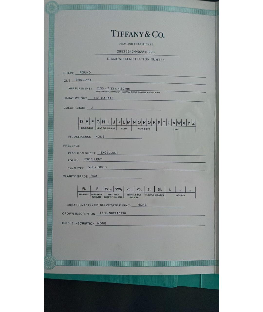 TIFFANY&CO Серебряная подвеска из белого золота, фото 4