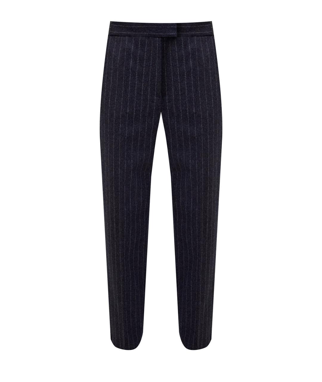 BRUNELLO CUCINELLI Серые шерстяные брюки узкие, фото 1