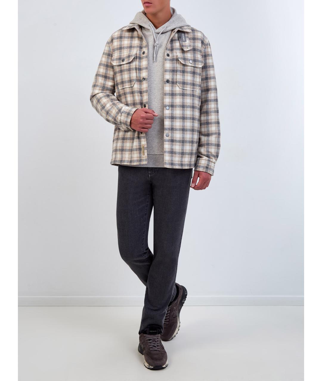 WOOLRICH Мульти шерстяная куртка, фото 2