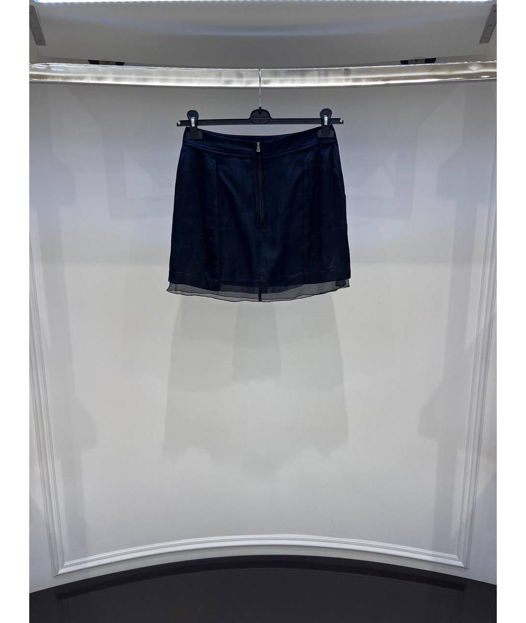 DOLCE&GABBANA Черная юбка мини, фото 2