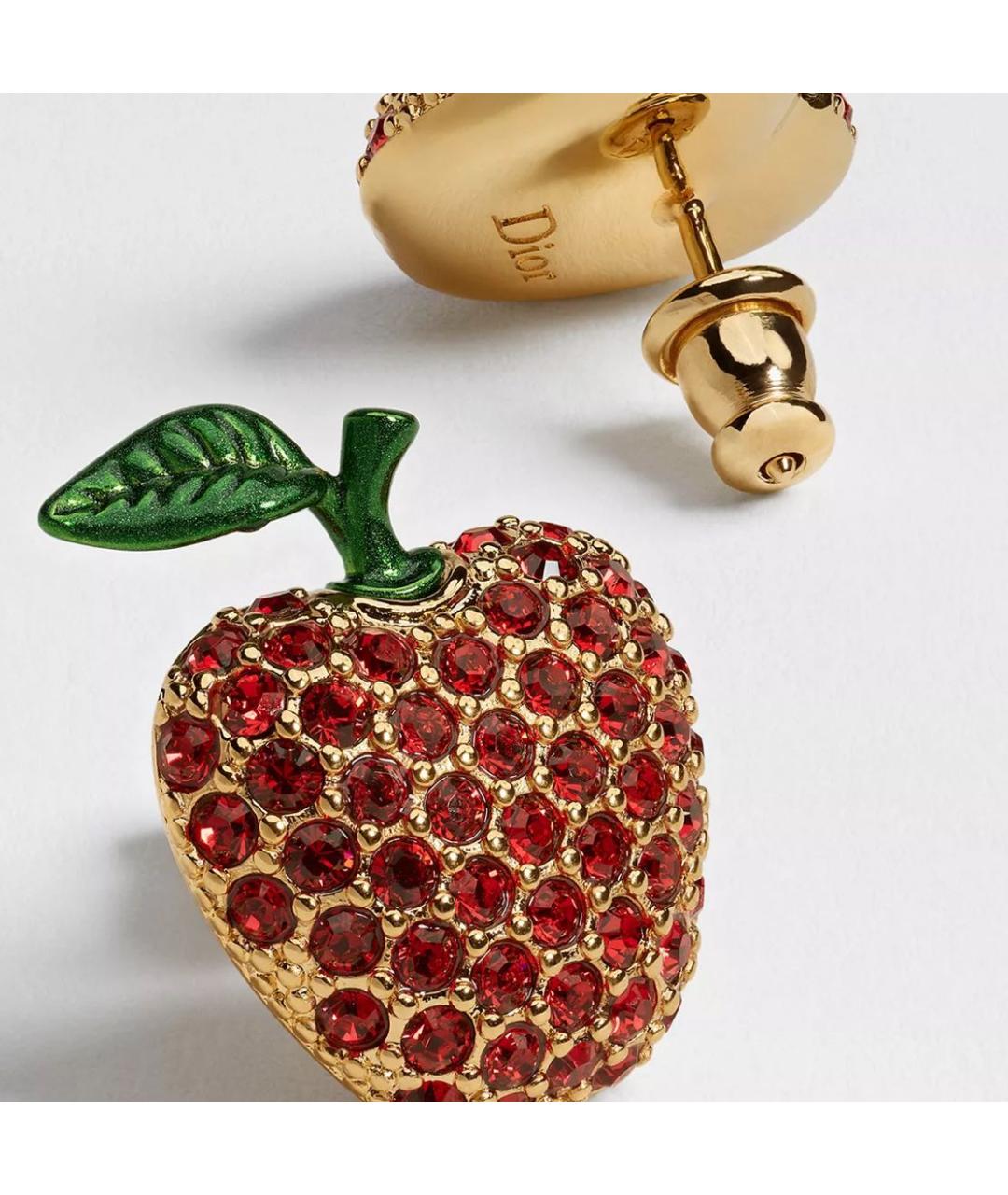 CHRISTIAN DIOR Красные серьги, фото 3