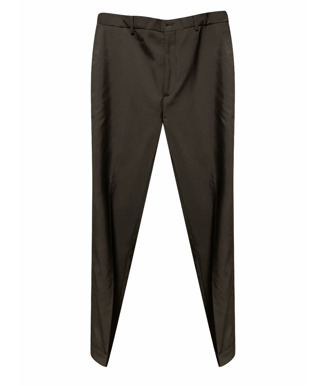 RALPH LAUREN Черные шерстяные классические брюки, фото 1