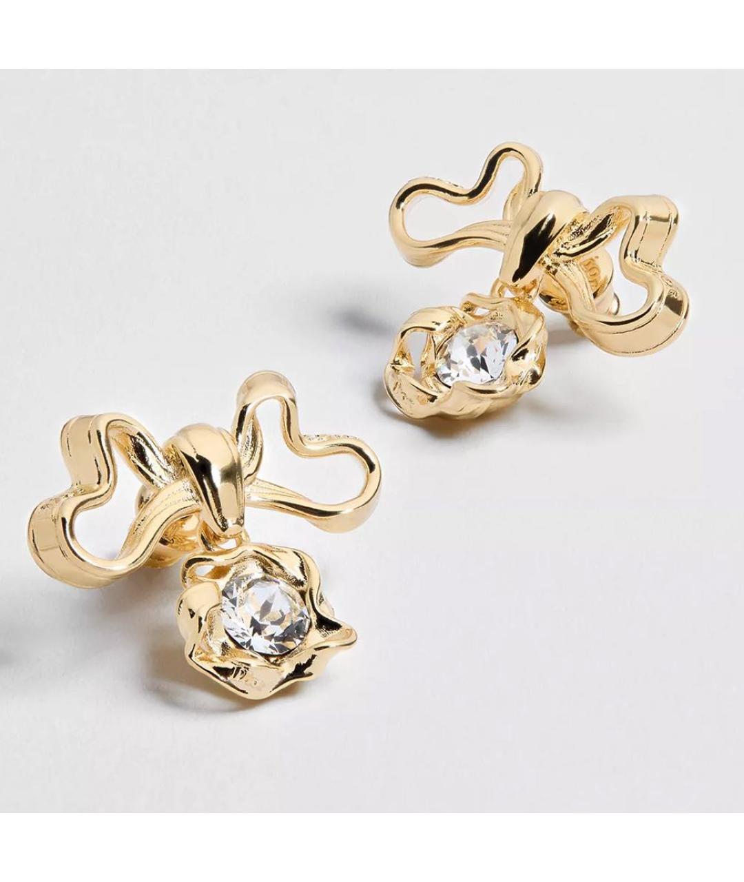 CHRISTIAN DIOR Золотые серьги, фото 2