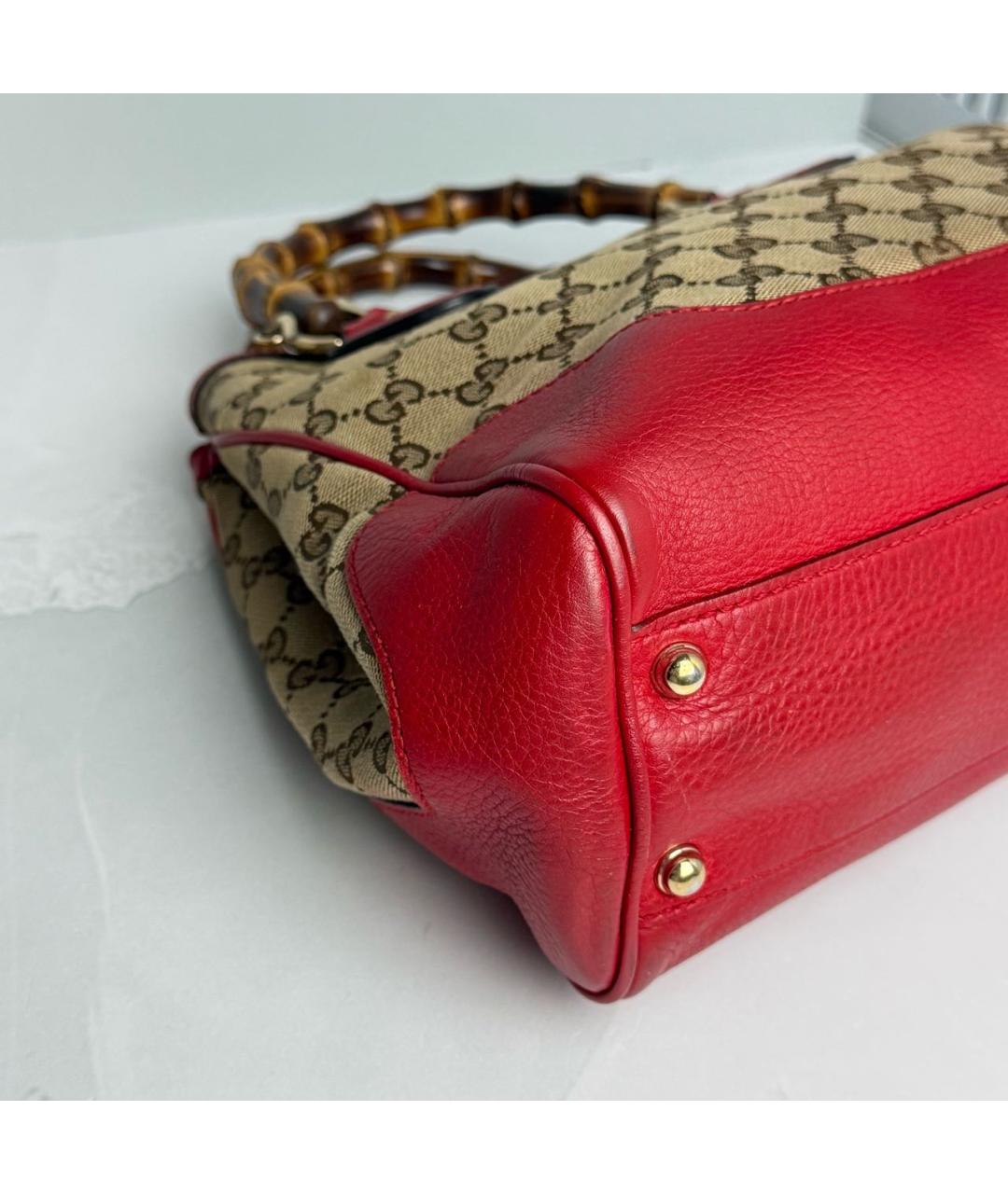 GUCCI Тканевая сумка с короткими ручками, фото 3