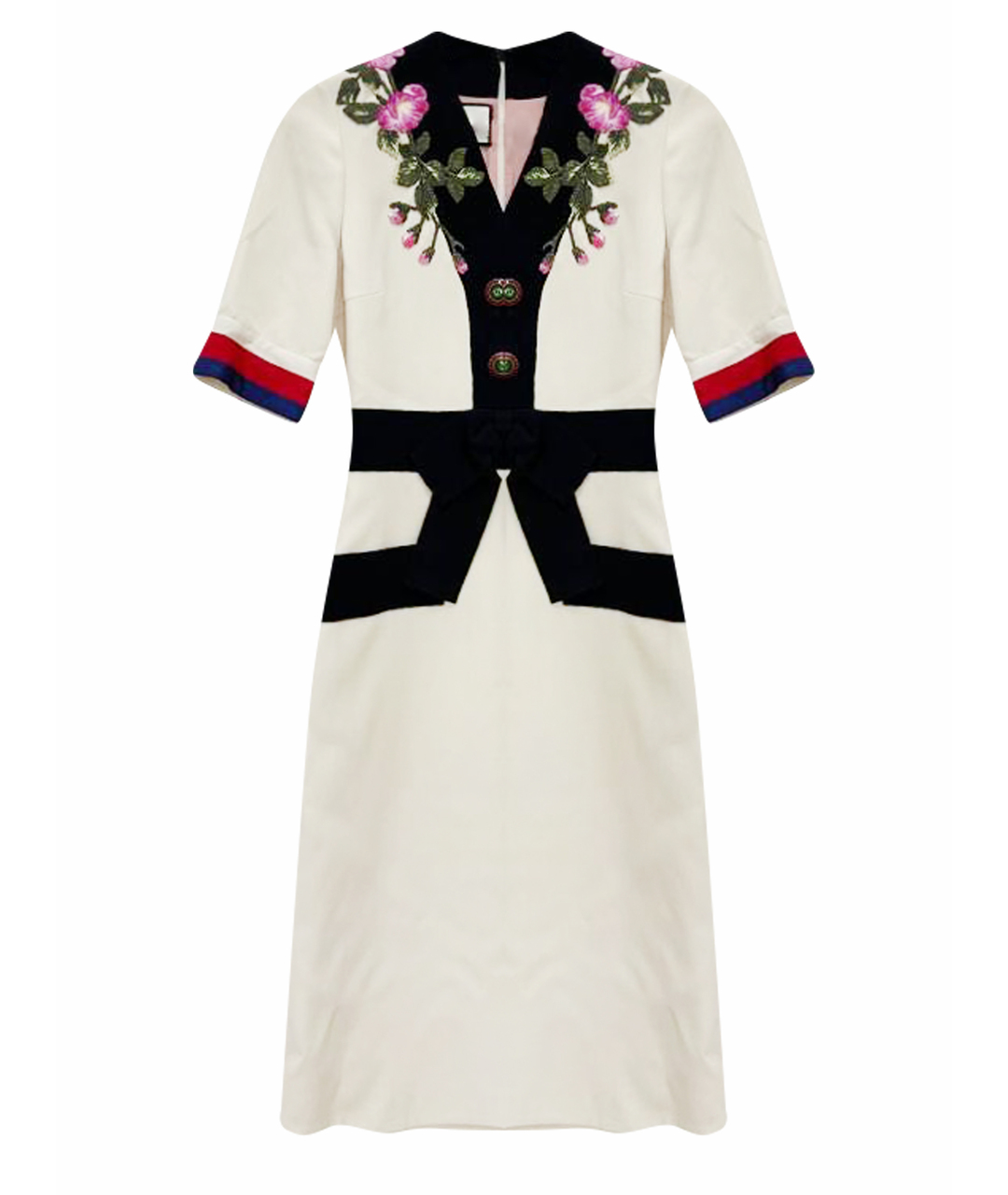 GUCCI Бежевое вискозное повседневное платье, фото 1