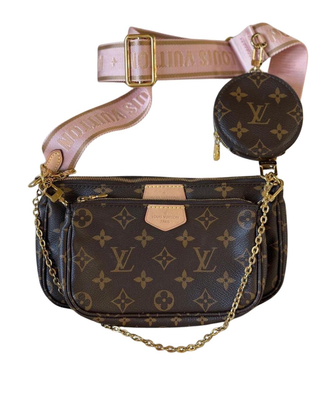 LOUIS VUITTON Коричневая сумка через плечо, фото 1