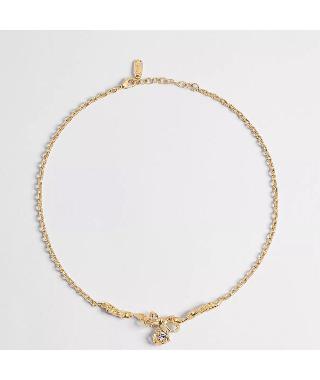 CHRISTIAN DIOR Золотое колье, фото 3