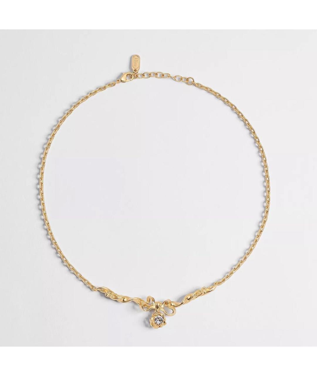 CHRISTIAN DIOR Золотое колье, фото 4