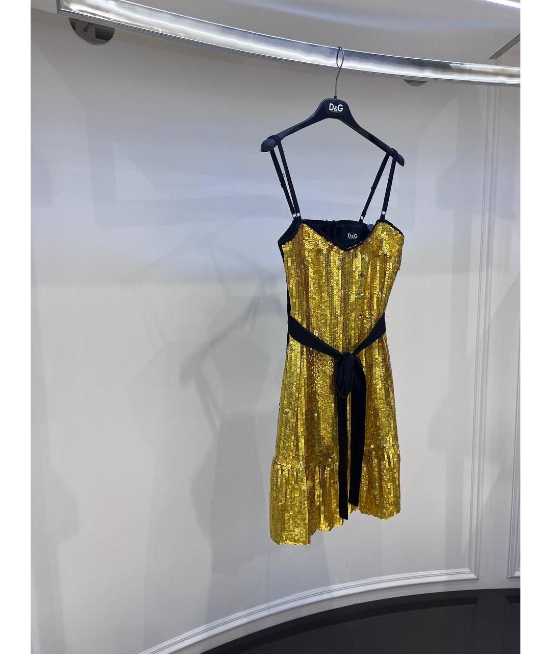 DOLCE&GABBANA Мульти повседневное платье, фото 3