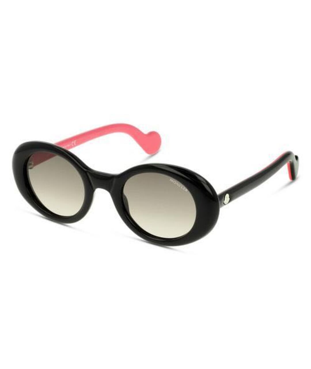 MONCLER Черные пластиковые солнцезащитные очки, фото 2