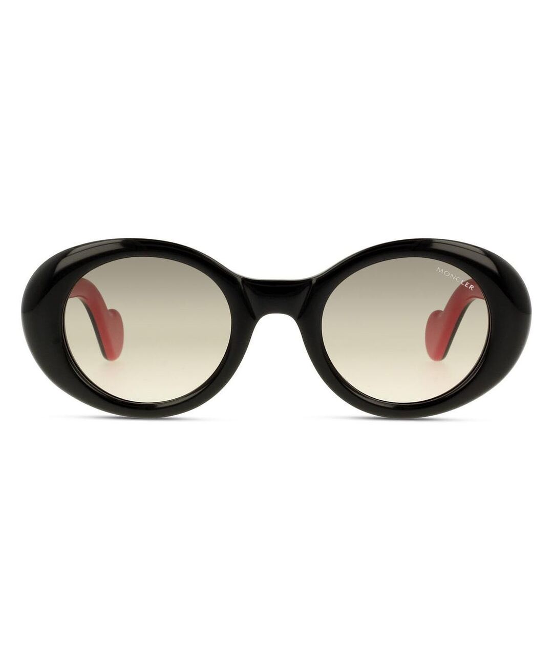 MONCLER Черные пластиковые солнцезащитные очки, фото 1