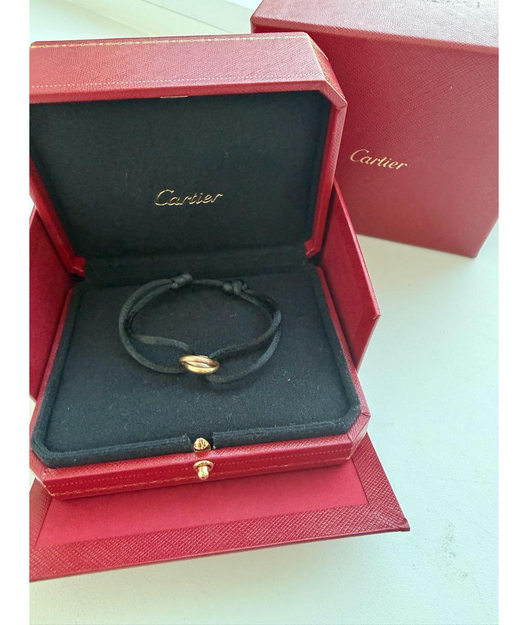 CARTIER Черный браслет из розового золота, фото 2