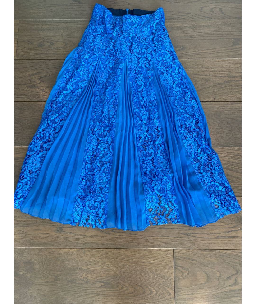 SANDRO Синяя полиамидовая юбка макси, фото 4