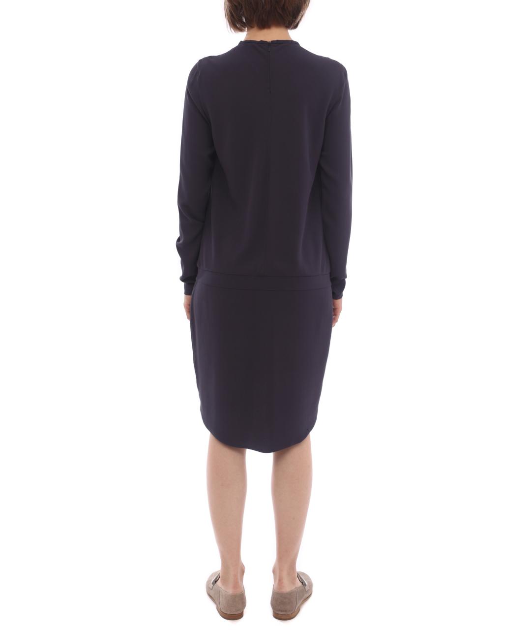 BRUNELLO CUCINELLI Фиолетовое повседневное платье, фото 4