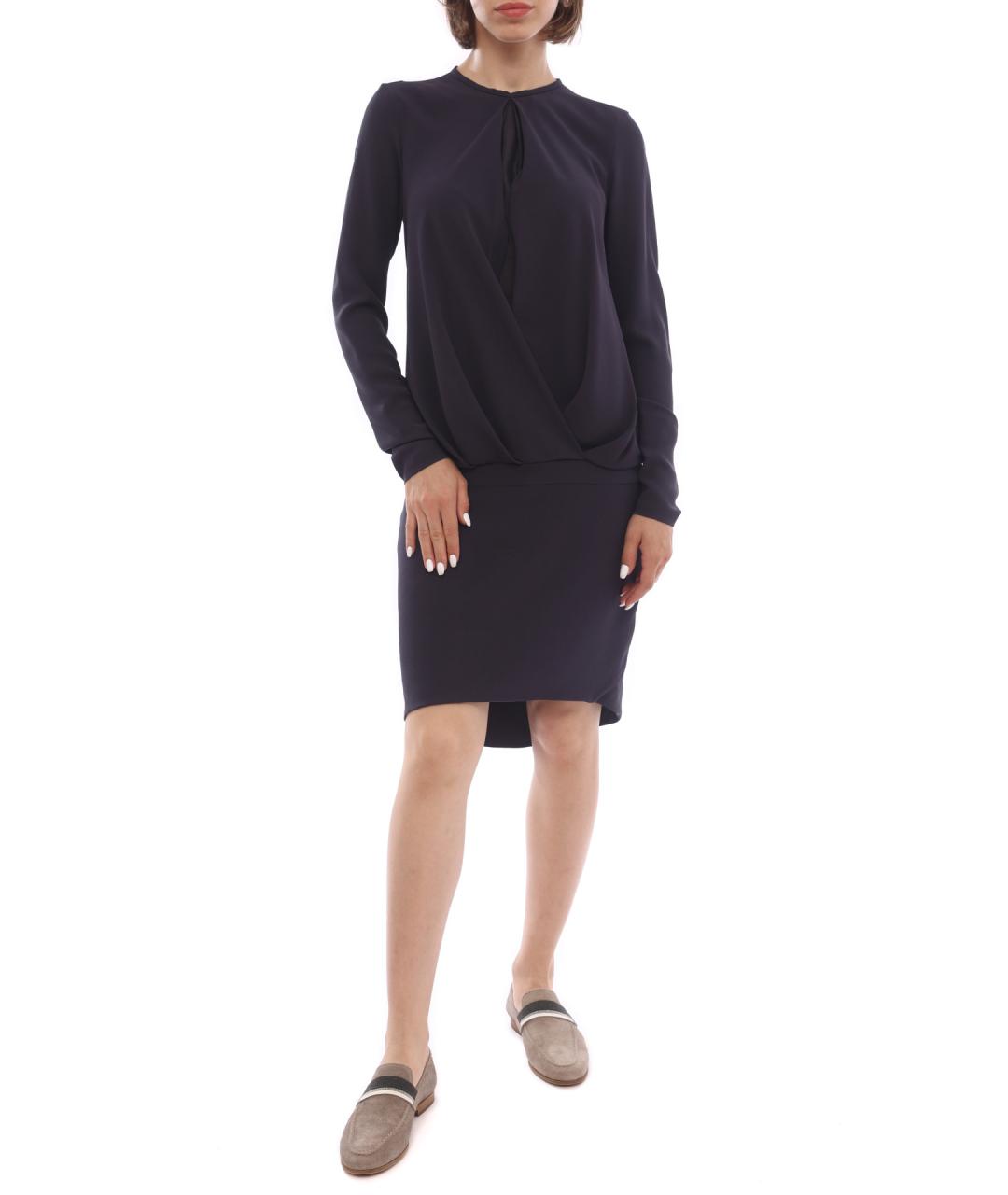 BRUNELLO CUCINELLI Фиолетовое повседневное платье, фото 1
