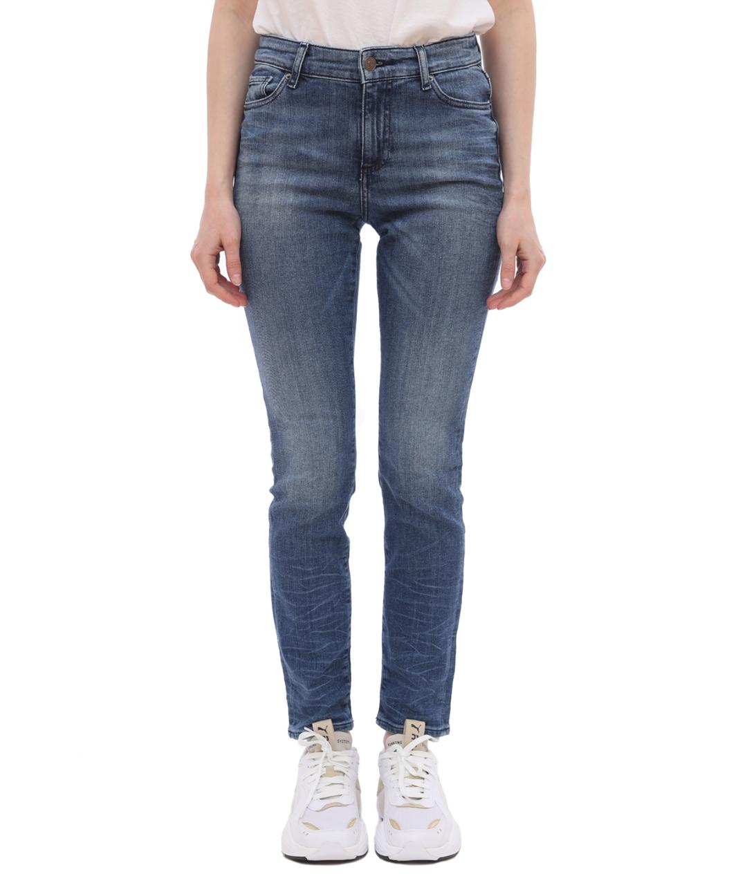 ARMANI EXCHANGE Голубые прямые джинсы, фото 2