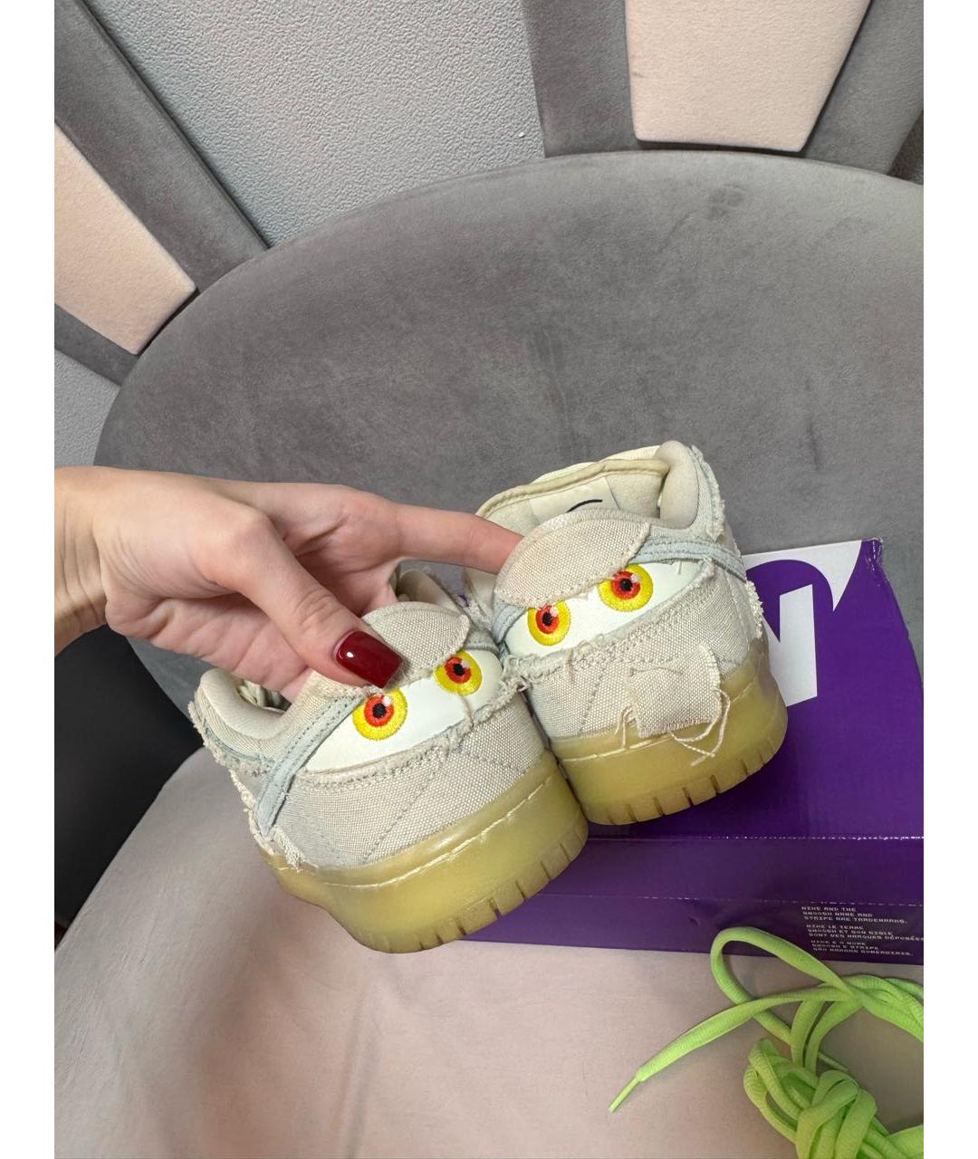 NIKE Серые низкие кроссовки / кеды, фото 7