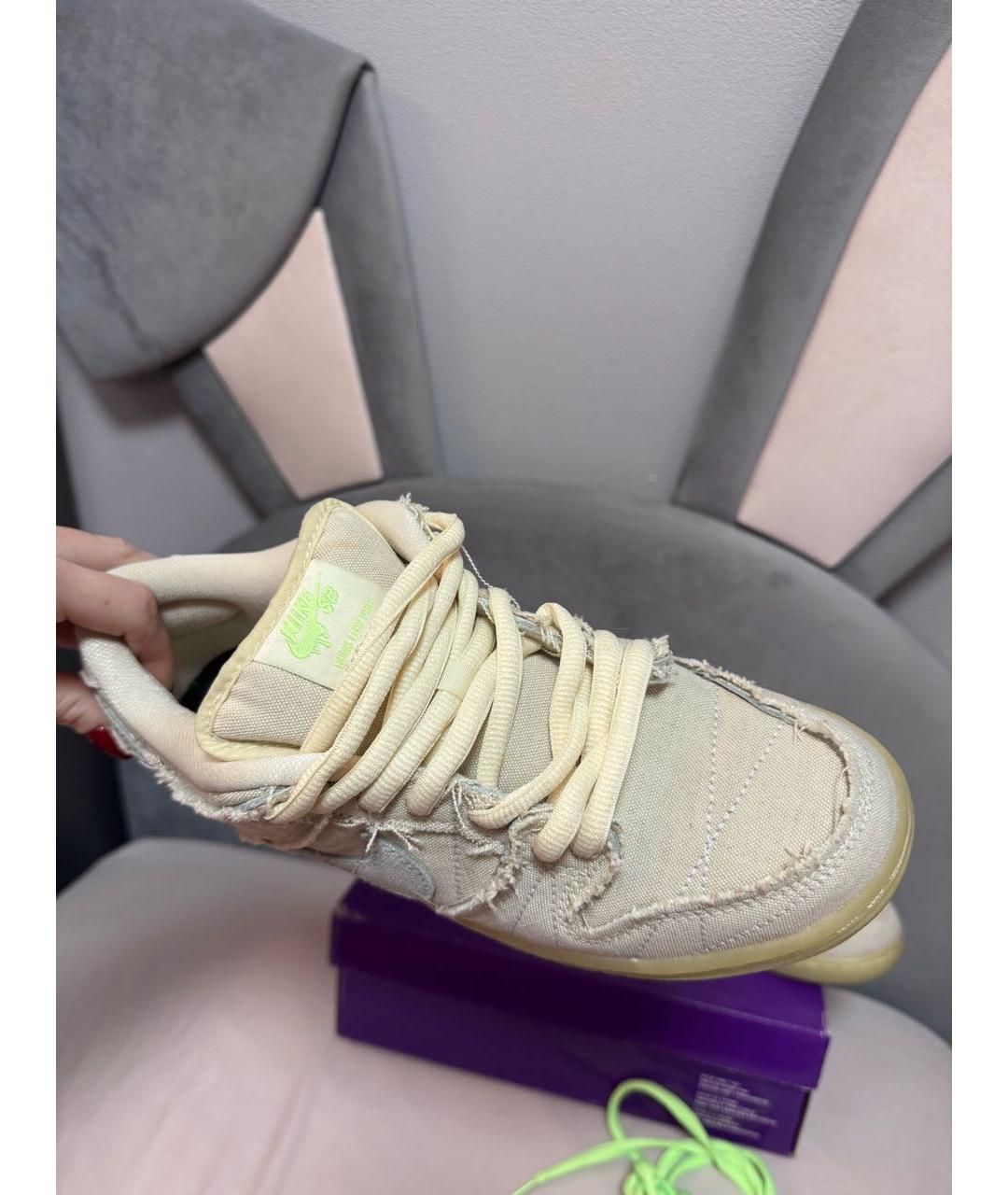 NIKE Серые низкие кроссовки / кеды, фото 5