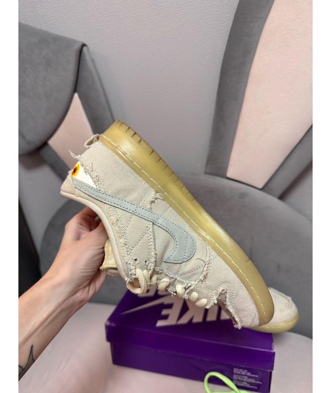 NIKE Серые низкие кроссовки / кеды, фото 4