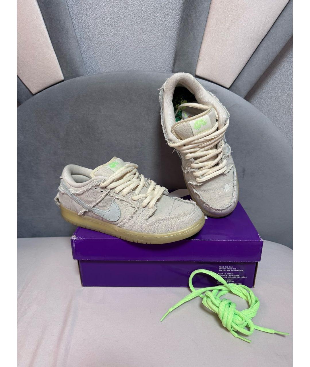 NIKE Серые низкие кроссовки / кеды, фото 9