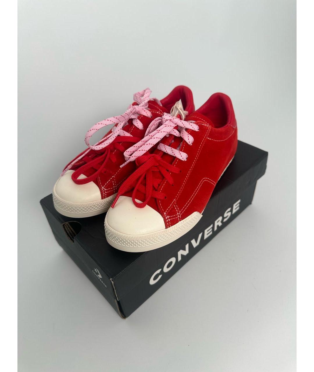 CONVERSE Красные замшевые кеды, фото 2