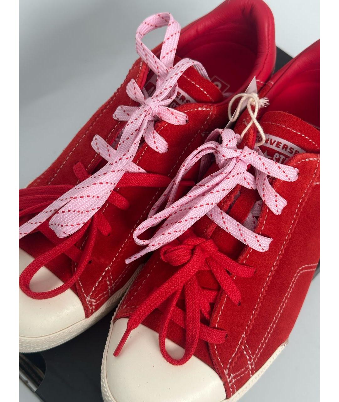 CONVERSE Красные замшевые кеды, фото 3
