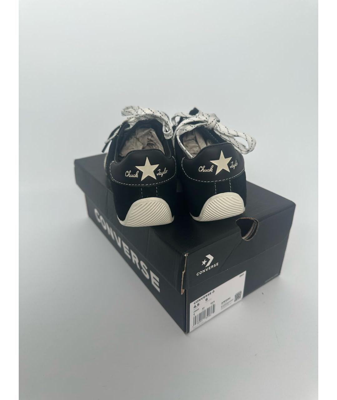 CONVERSE Черные замшевые кеды, фото 4