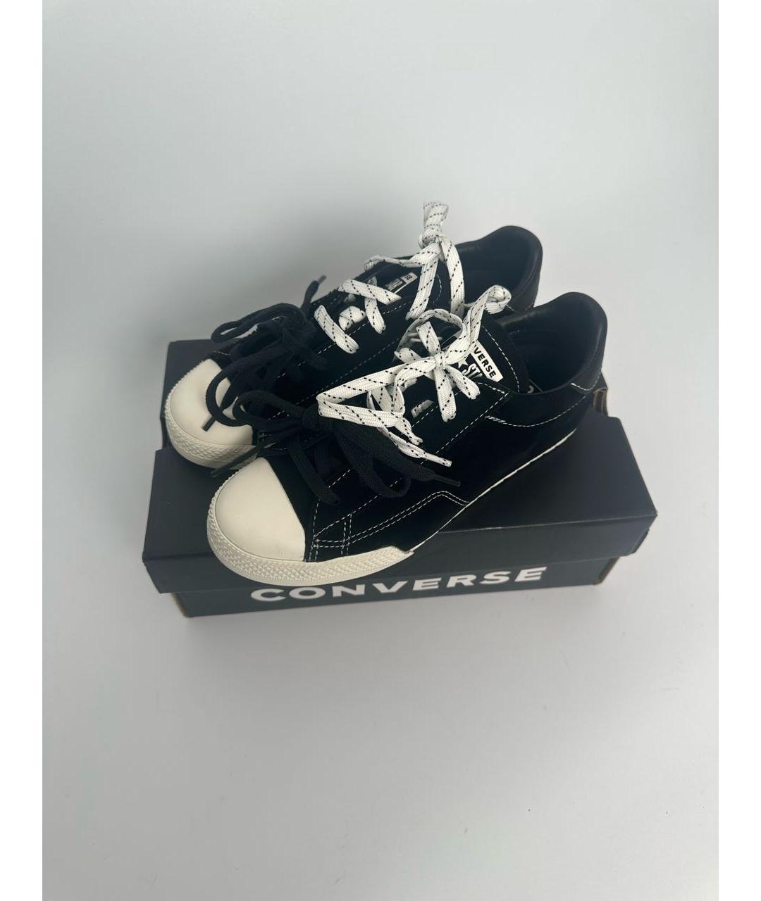 CONVERSE Черные замшевые кеды, фото 2
