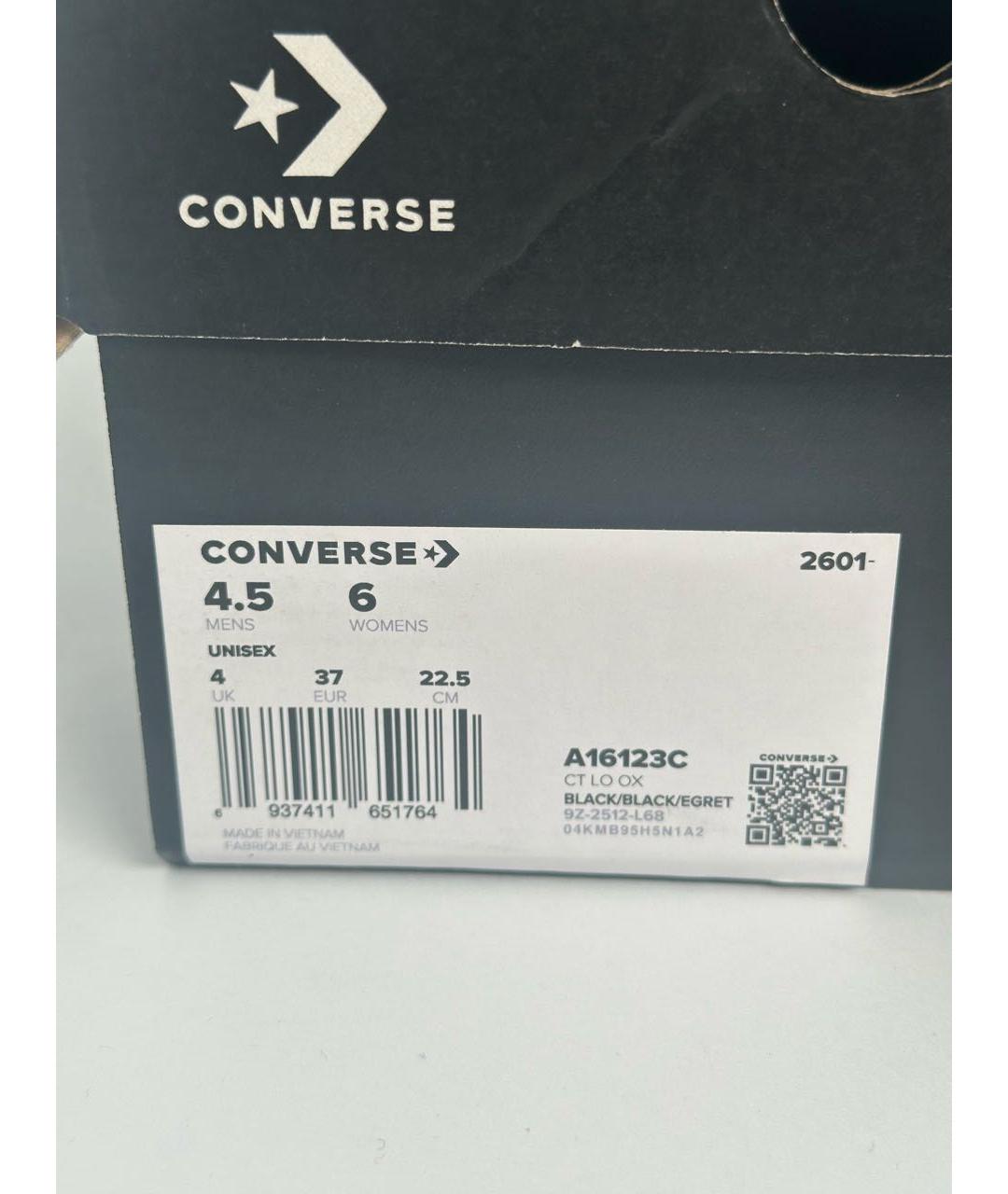CONVERSE Черные замшевые кеды, фото 5