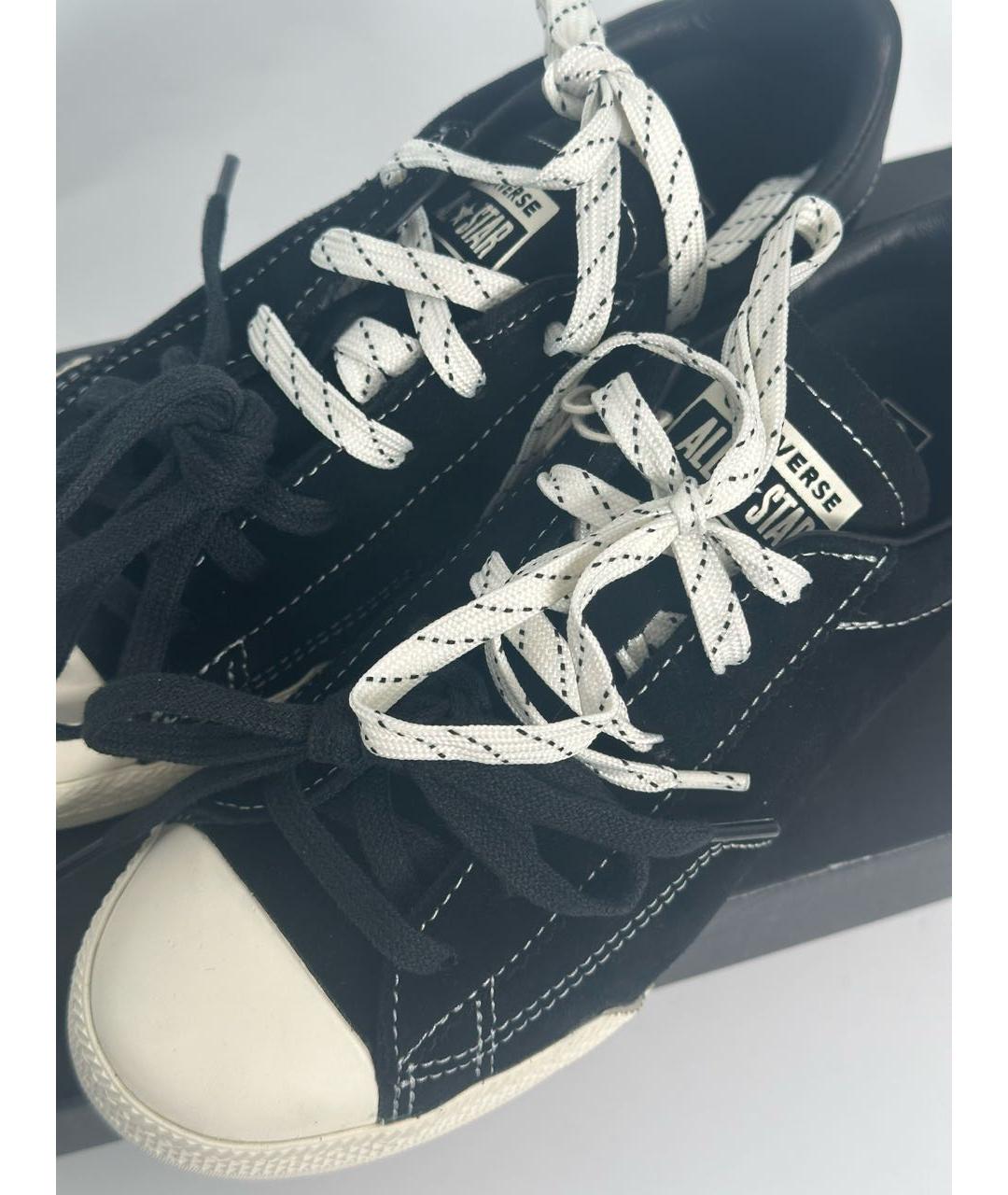 CONVERSE Черные замшевые кеды, фото 3