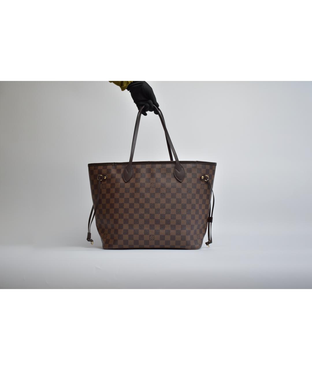 LOUIS VUITTON Коричневая сумка тоут, фото 7