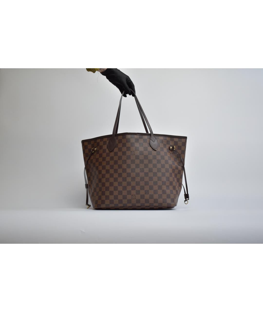 LOUIS VUITTON Коричневая сумка тоут, фото 3