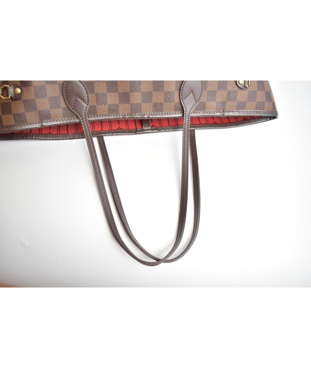 LOUIS VUITTON Коричневая сумка тоут, фото 5