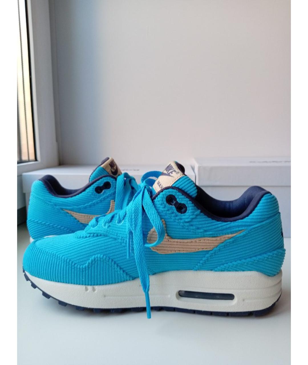 NIKE Бирюзовые текстильные кроссовки, фото 8