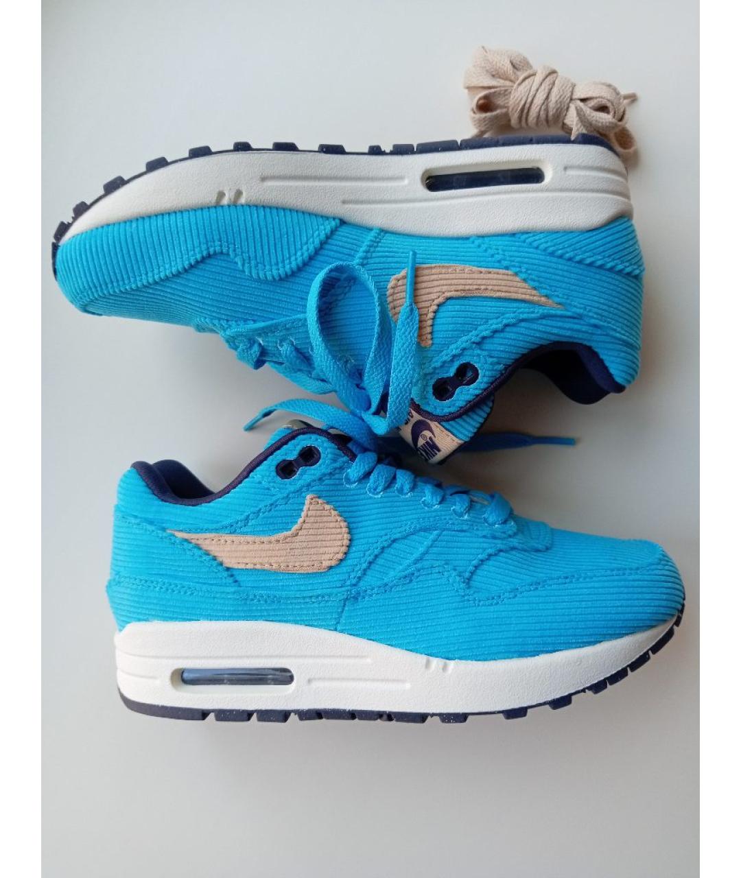 NIKE Бирюзовые текстильные кроссовки, фото 9