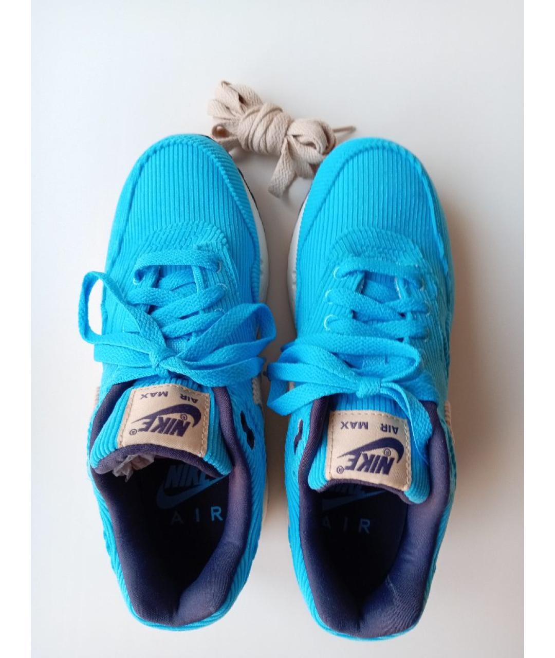 NIKE Бирюзовые текстильные кроссовки, фото 3