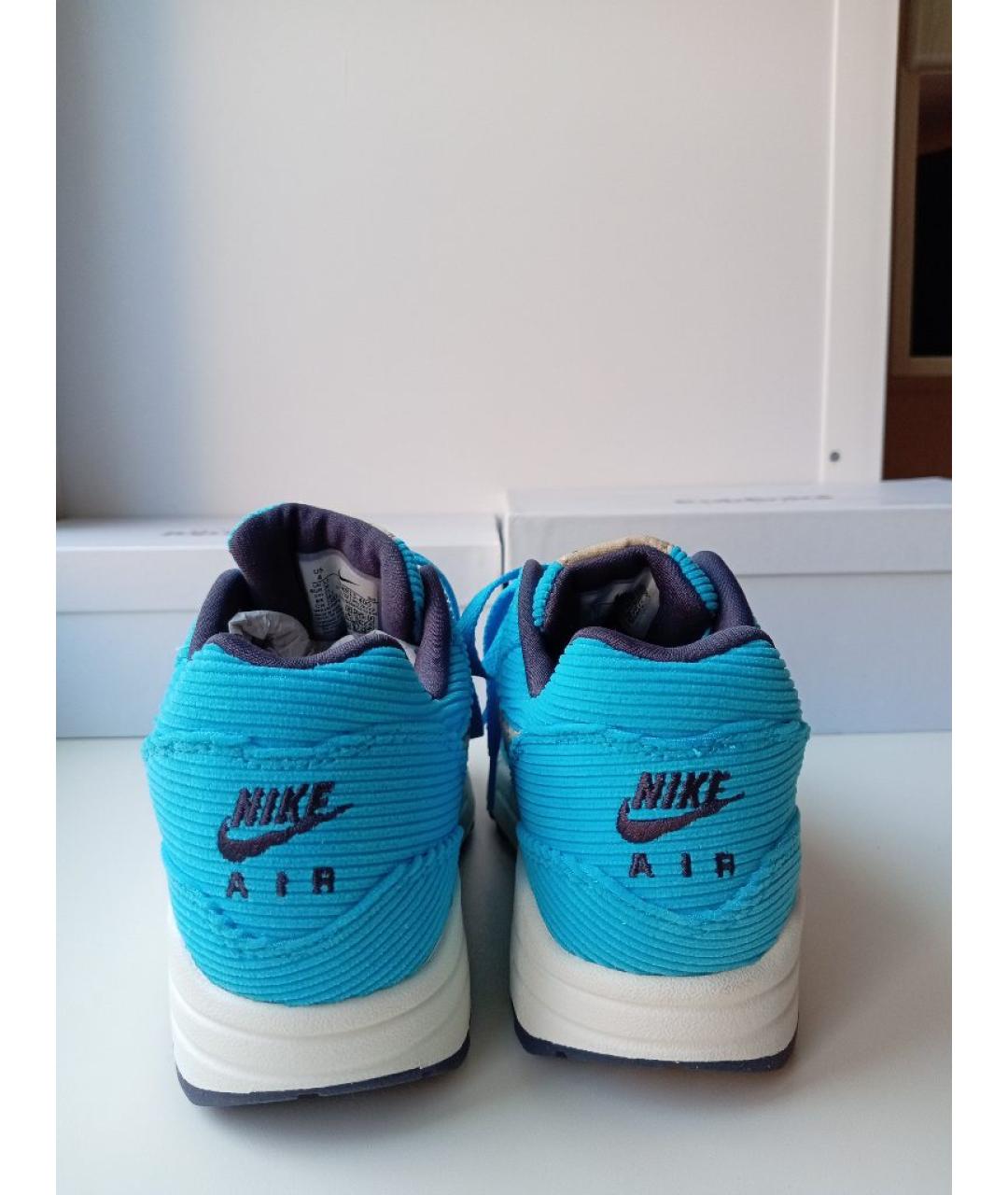 NIKE Бирюзовые текстильные кроссовки, фото 4
