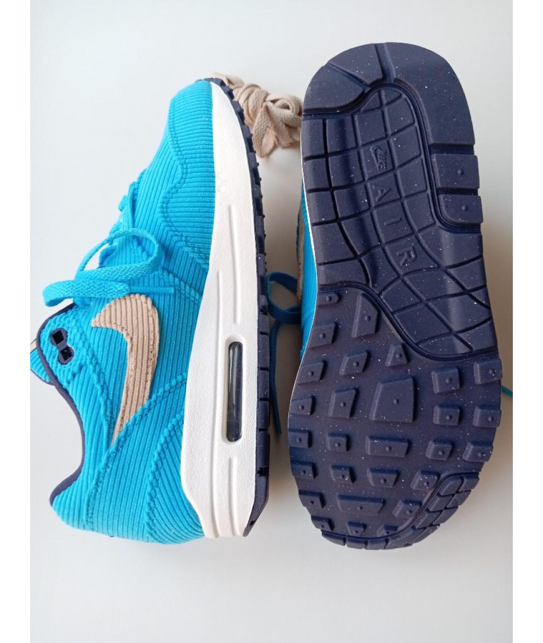 NIKE Бирюзовые текстильные кроссовки, фото 7