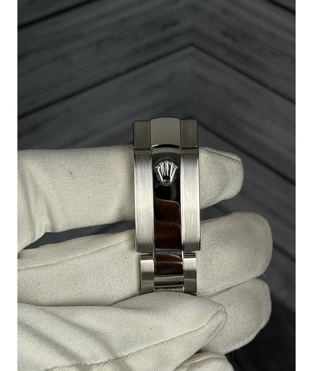 ROLEX Синие часы из белого золота, фото 6