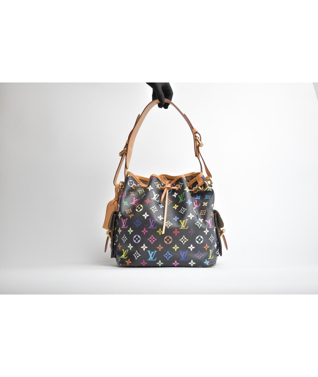 LOUIS VUITTON Черная сумка через плечо, фото 8