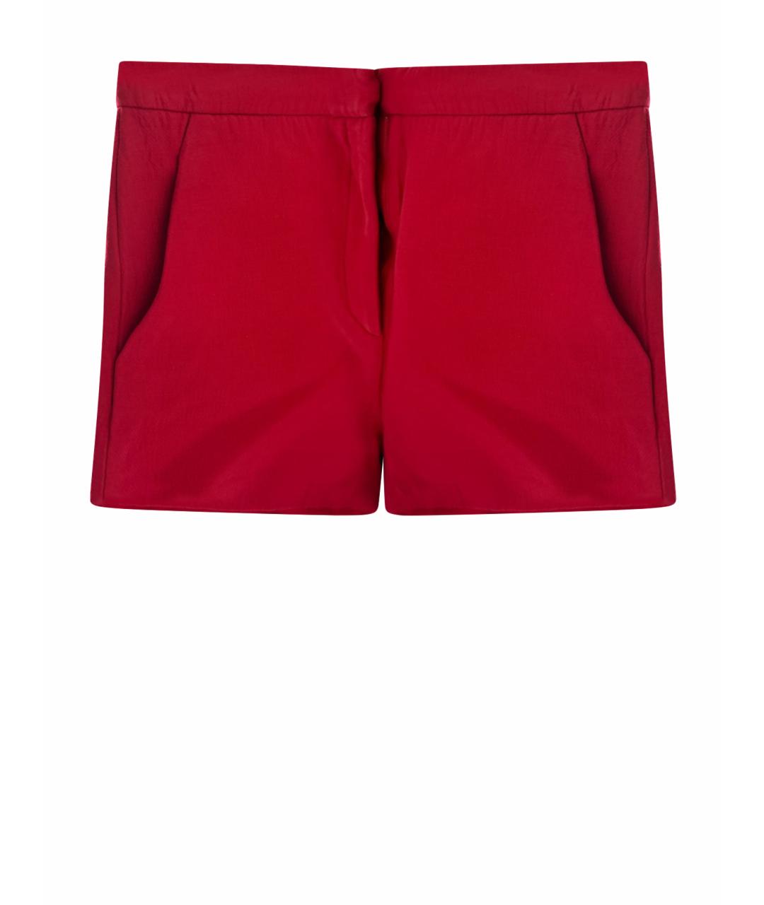 VALENTINO Красные хлопковые шорты, фото 1