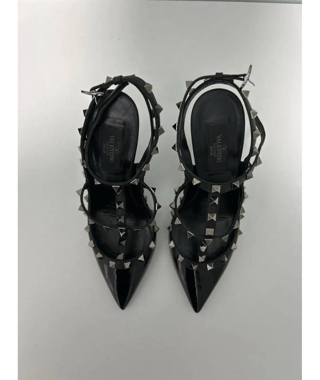 VALENTINO Черные туфли из лакированной кожи, фото 2